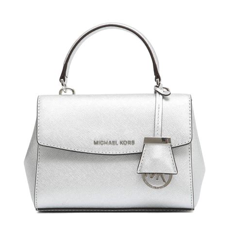 borsa michael kors argento